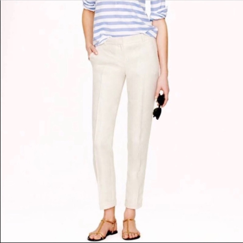 {j.crew} natural cafe Capri size 6